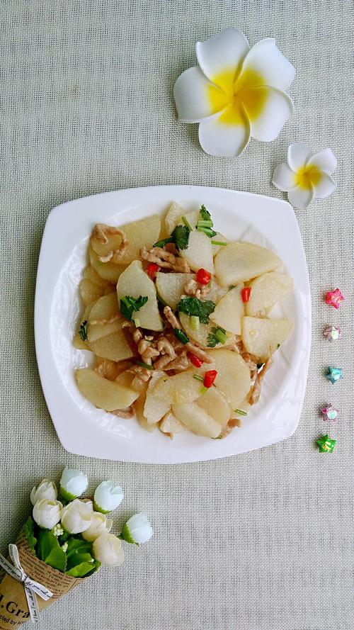 热菜之"山药炒肉"