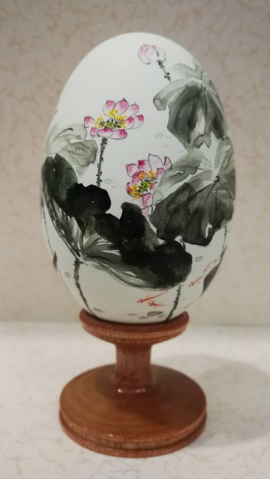 杨焕文鹅蛋彩画入驻爱原创艺拍注入为平台注入新活力