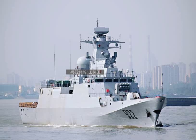 054ae护卫舰登陆西亚防展换装相控阵雷达同款曾出口巴铁