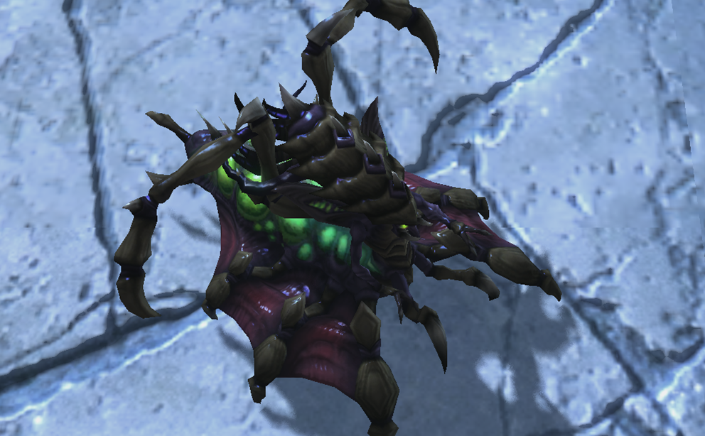 特殊的单位,虫后的特性使得她在脱离了菌毯外围以后移动速度就很慢,而