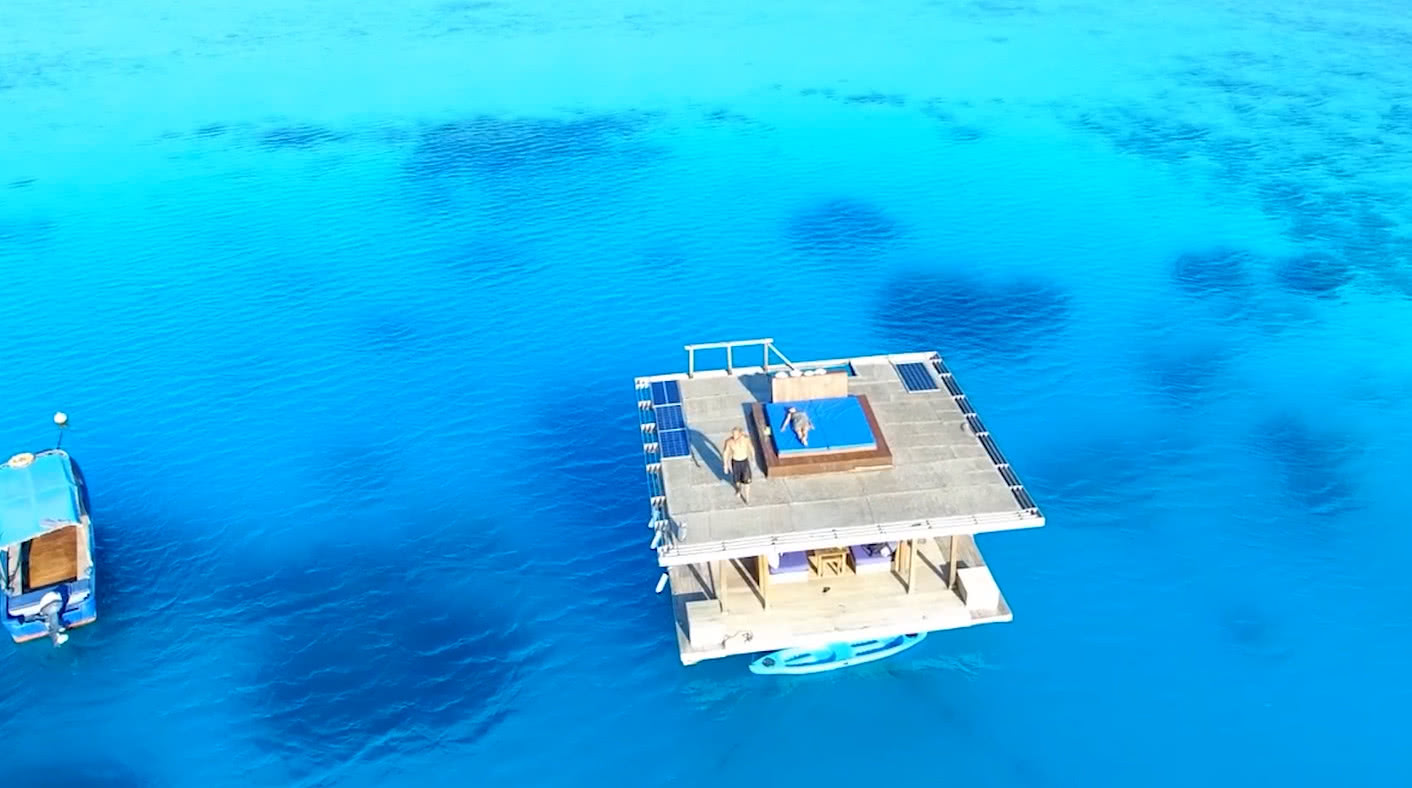 海上漂浮酒店图片