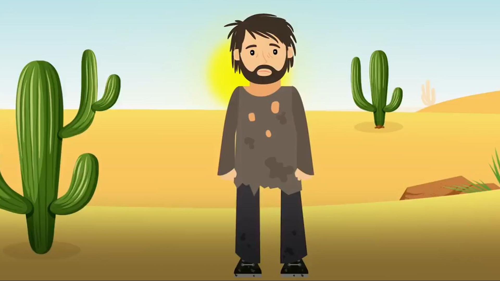 困在荒芜沙漠中,该如何寻找珍贵的水?