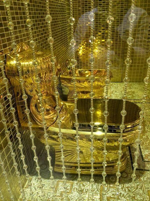 2017年沙特国王为女儿婚礼送出黄金马桶 金…金钱豹宠物