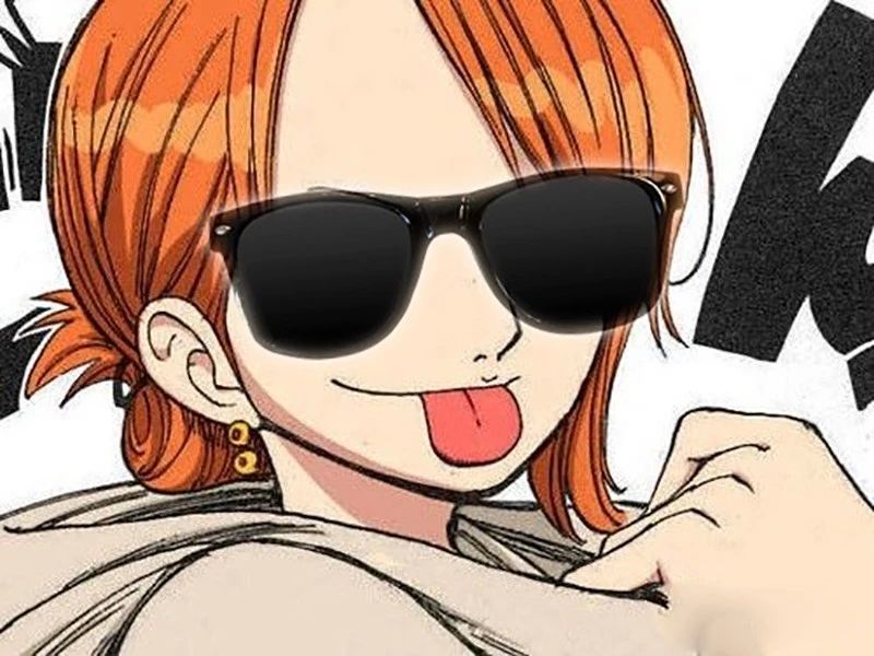 海贼王:当草帽一伙戴上墨镜后,娜美很调皮,索隆相当帅气