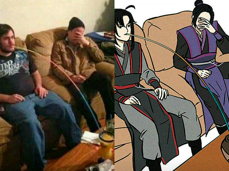 神模仿坐个地铁都能遇到世界名画维克托真人cos太像了