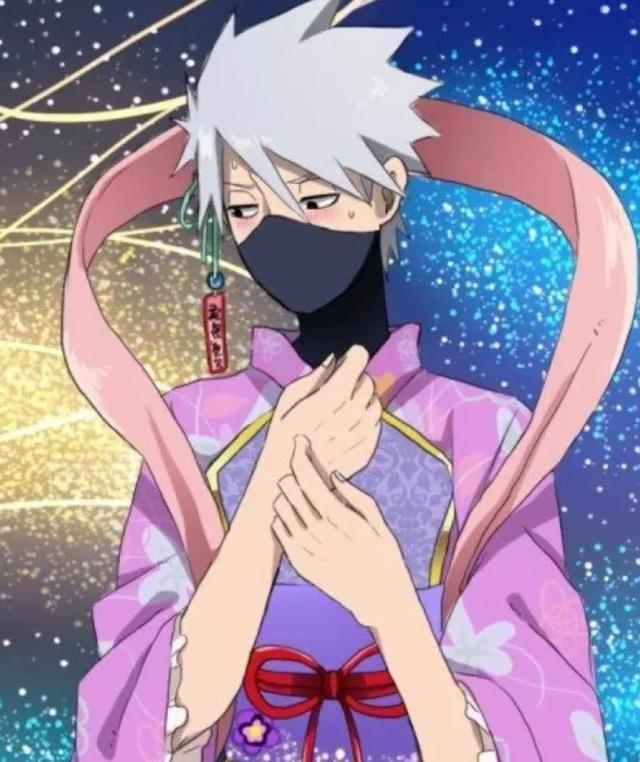 火影忍者当男神们穿上女装卡卡西害羞我爱罗可爱