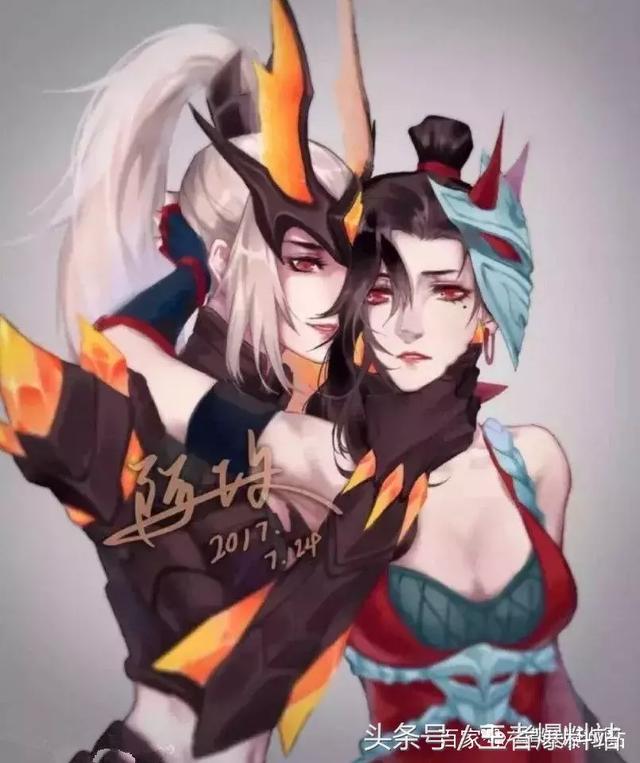 她们在王者荣耀世界中都有自己爱的人,花木兰和兰陵王这对"双兰"cp早