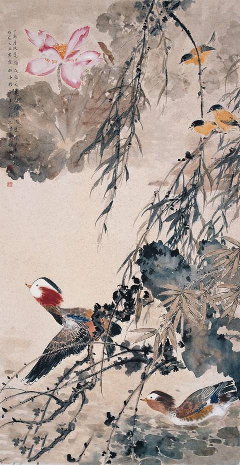 年轻实力派没骨画家河北周午生作品赏析