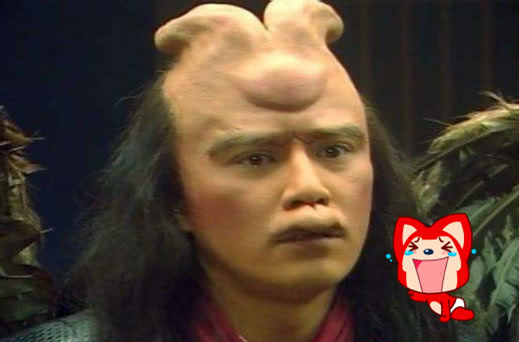 以前小时候觉得雷震子算是这部剧里长相最奇葩的了,如果让古天乐来演