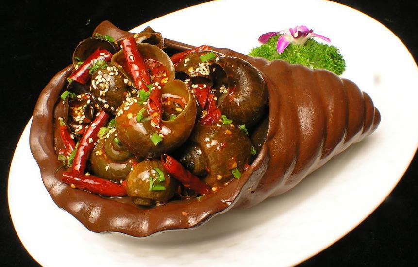 油爆海螺,是在山东地区特色传统名菜,属于鲁菜系!|海螺|油爆海螺|福山