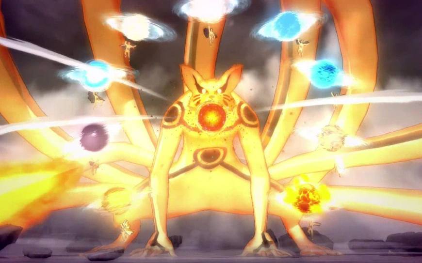 第二个:仙法·超尾兽玉螺旋手里剑