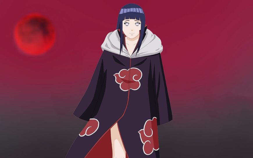 火影忍者当女生们换上晓组织造型后雏田美如画小樱最帅气