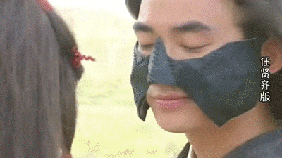 五个杨过摘面具的时候,古天乐霸气,黄晓明耍酷,任贤齐太丑