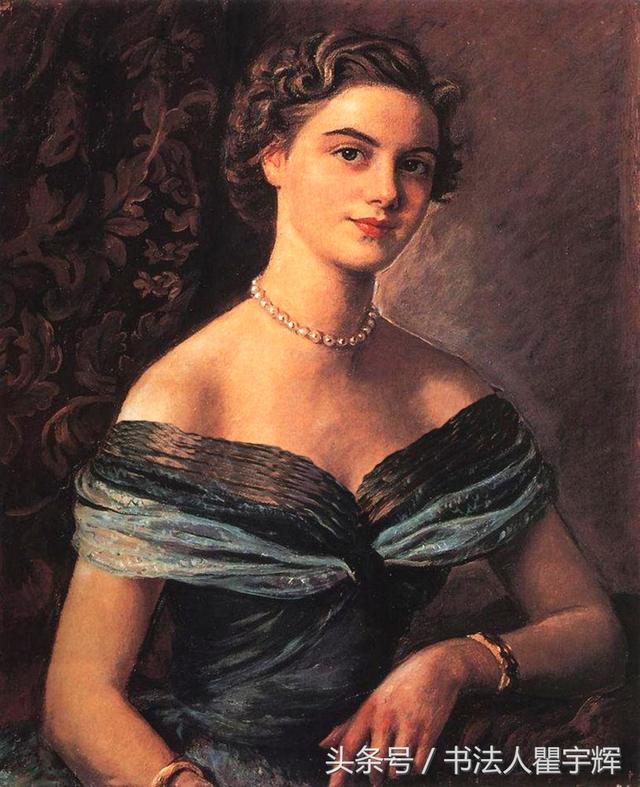 颜值爆表,才华横溢,俄罗斯第一位女画家11幅美女肖像画欣赏|画家|肖像