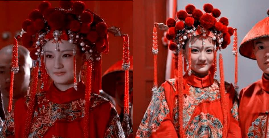 明兰:我的婚冠上有花朵,玉娆:我的婚冠上有毛球,锦觅:我呢?