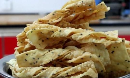 手把手教你炸果子擀的越薄炸的越脆半斤面炸一盆