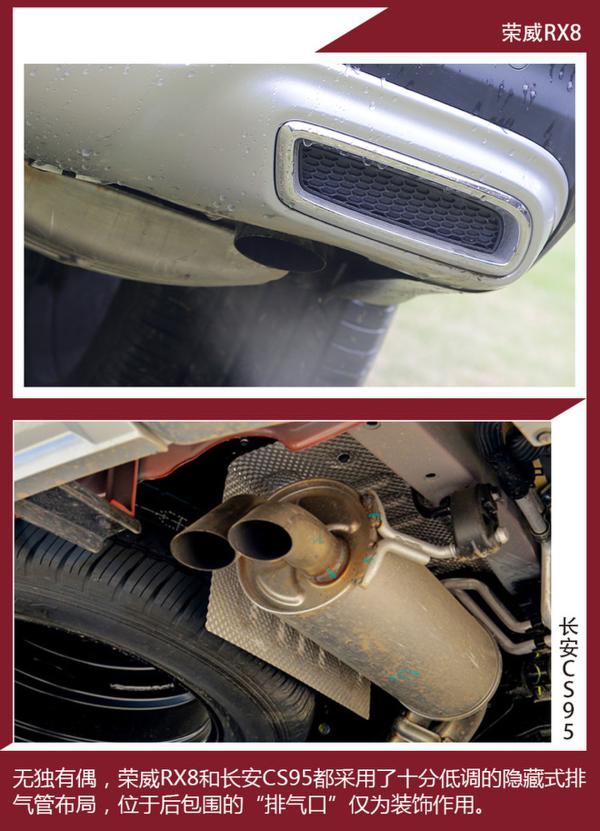目标用户群有点区别 荣威RX8对比长安CS95