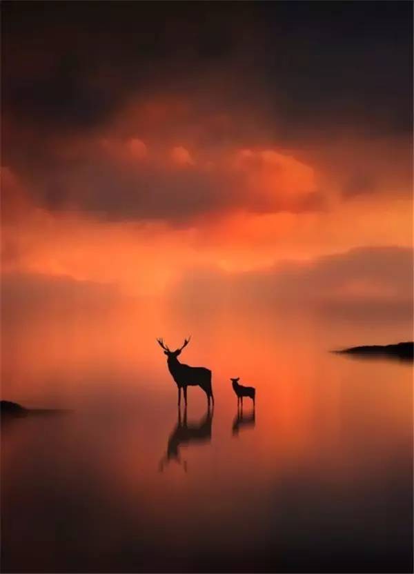 光影下的震撼美景如诗如画