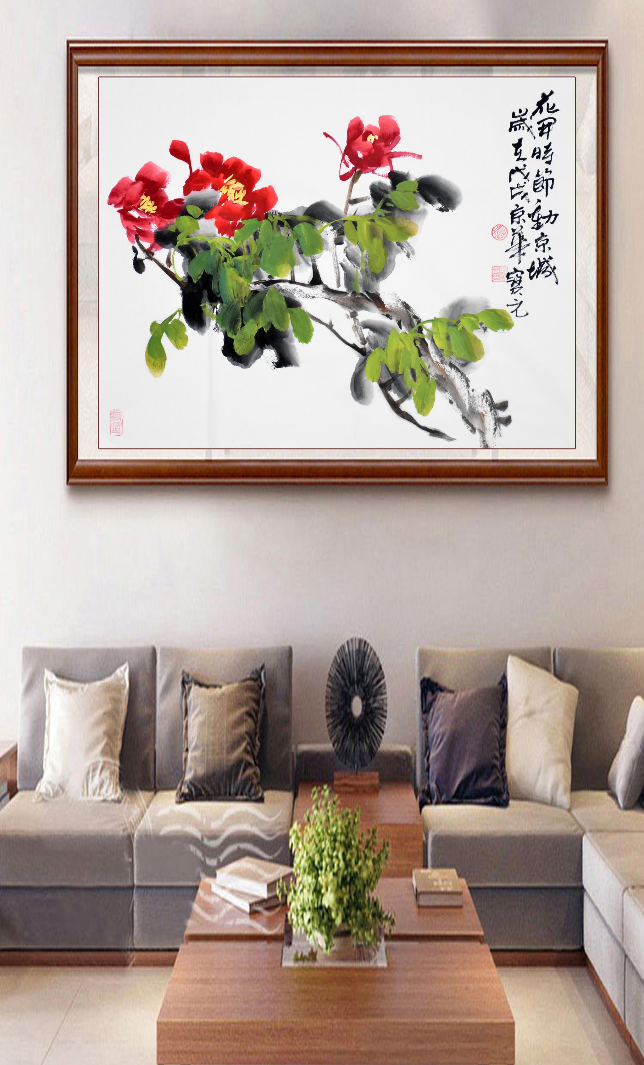 艺术先锋 画家孙宝元西花鸟画作品及场景配图欣赏