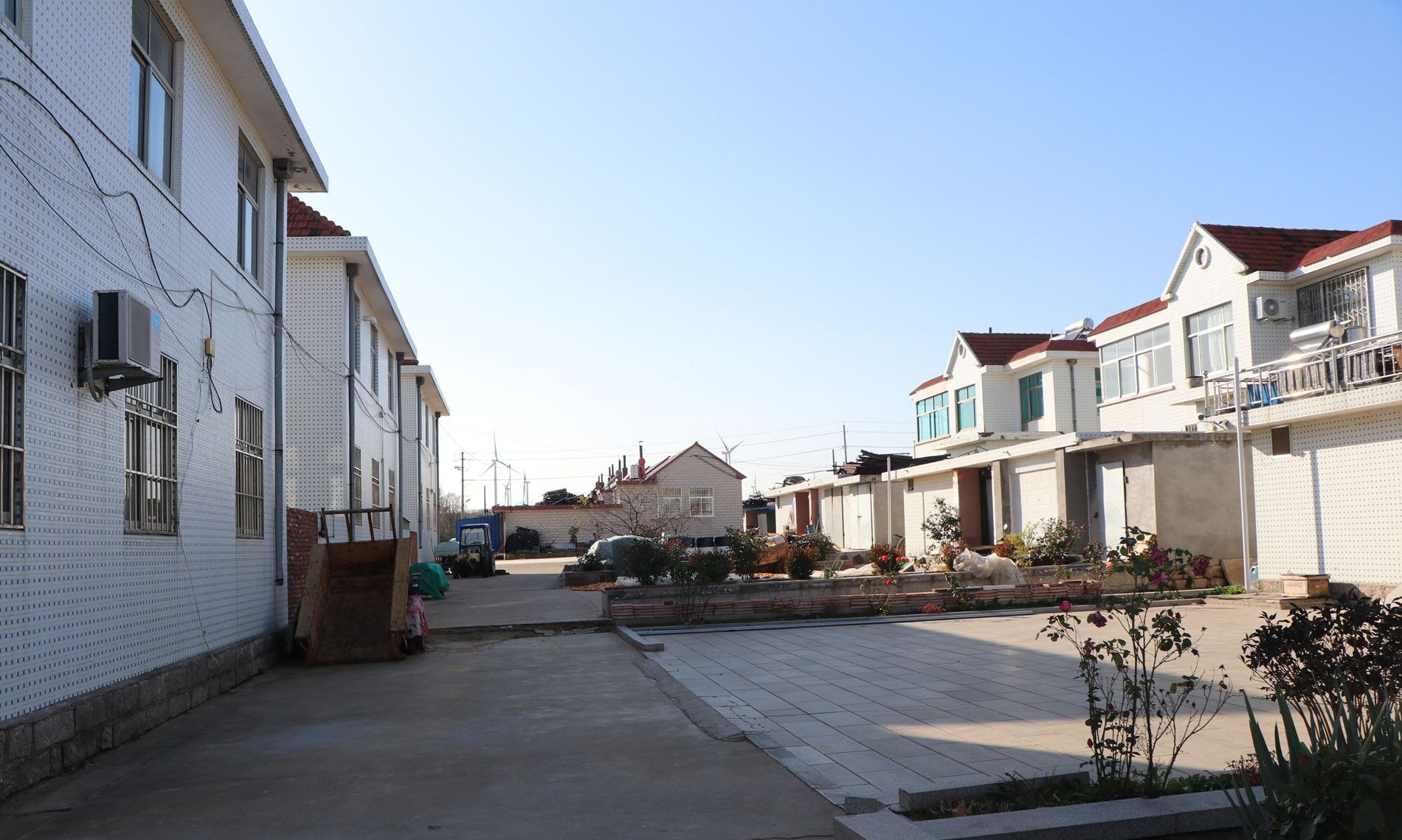 组图:威海荣成农村的实景,楼房,瓦房,草房一应俱全