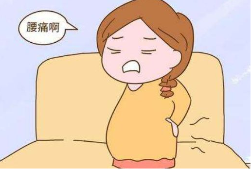 随着胎儿一点点的增大,在孕妈怀孕5个月左右时,孕妈就会有腰酸