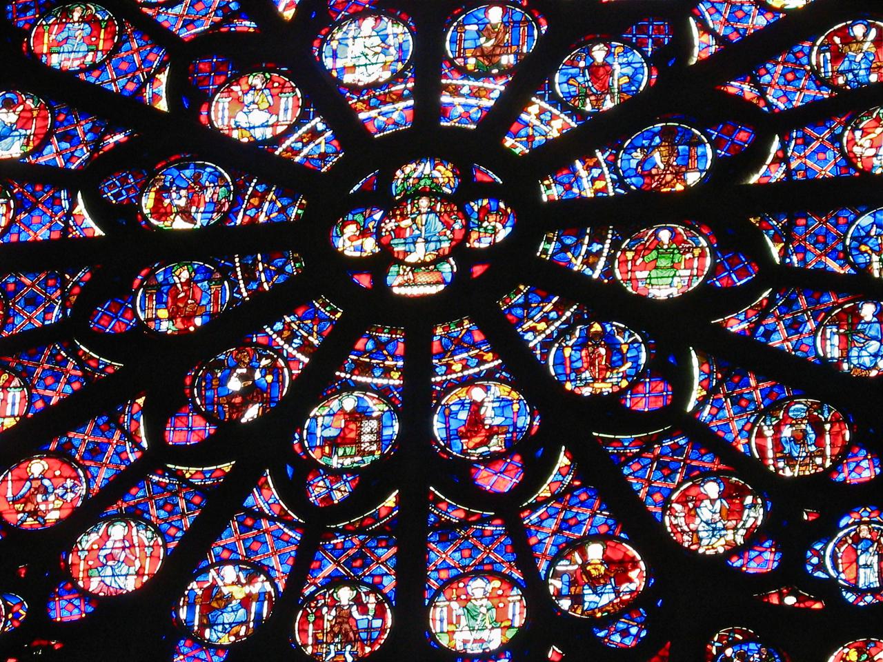 巴黎圣母院的玫瑰花窗,美到让人心痛__财经头条