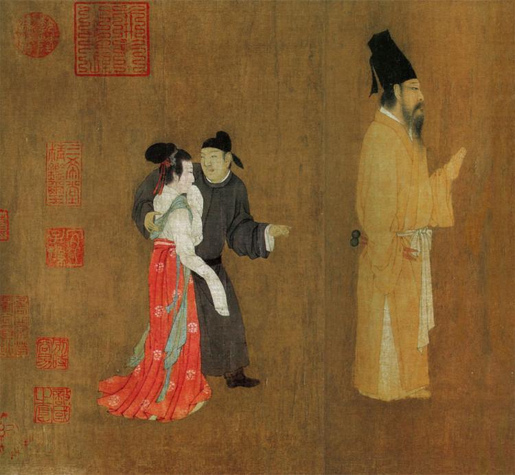 古画鉴赏：五代南唐顾闳中·《韩熙载夜宴图》|人物|人物画|画家|艺术