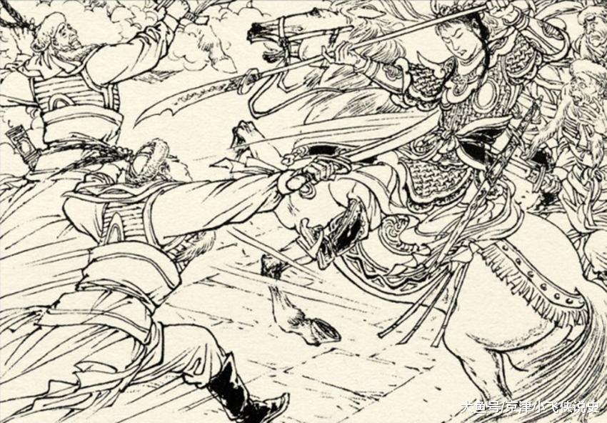 牛皋是岳飞副帅,结拜兄弟,掌中镔铁双鞭,甚有勇力.