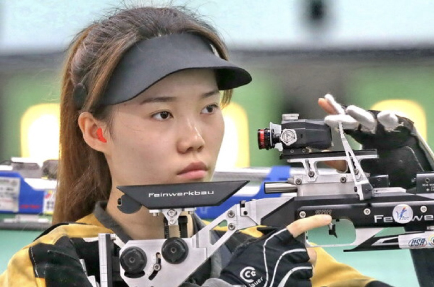 中国无缘射击首金!杨皓然/赵若竹幸运夺银 中国台北夺亚运首金