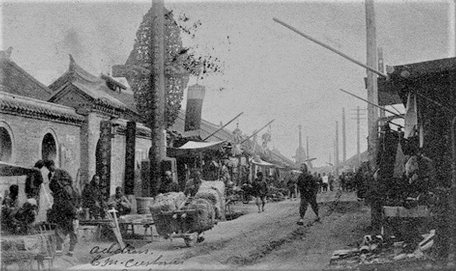 百年前的辽宁老照片:繁华的沈阳大街,铁岭钟鼓楼旧影