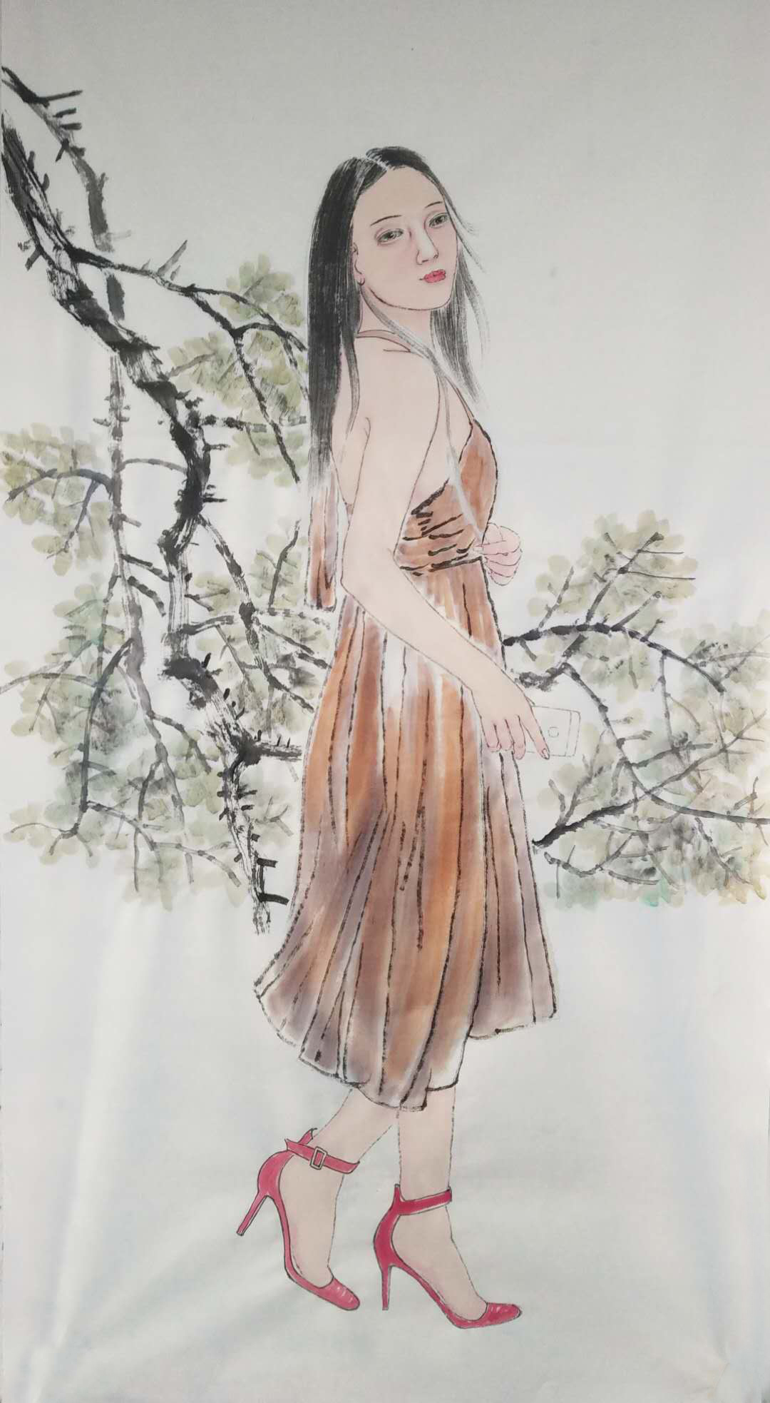 热点人物||著名画家童建明人物作品鉴赏