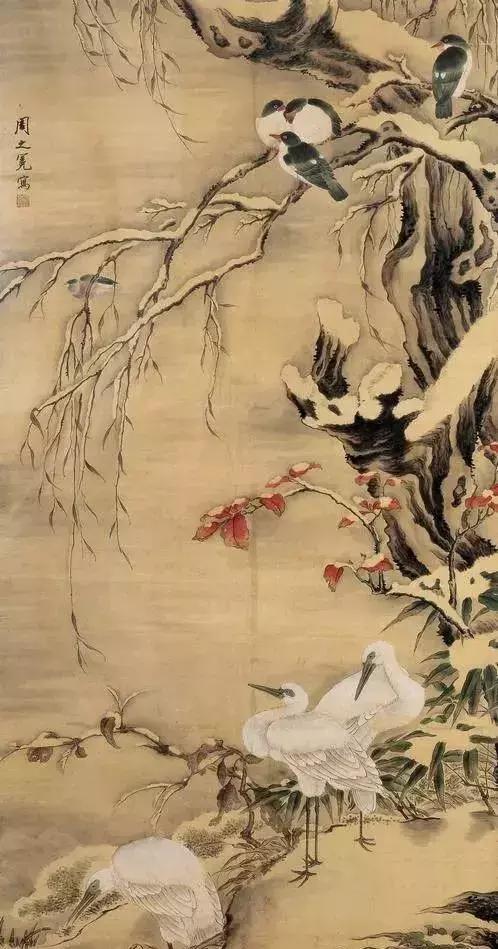 吴门画派周之冕花鸟画作品欣赏