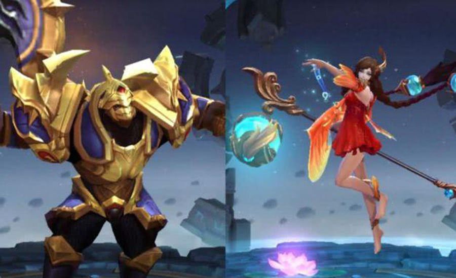 典韦大乔这两个英雄都是出自三国,但是他俩却没有交集,游戏中大乔在与