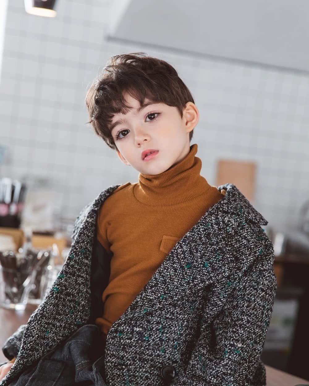 韩混血超帅小男模cooperlunde眼睛里有星辰大海