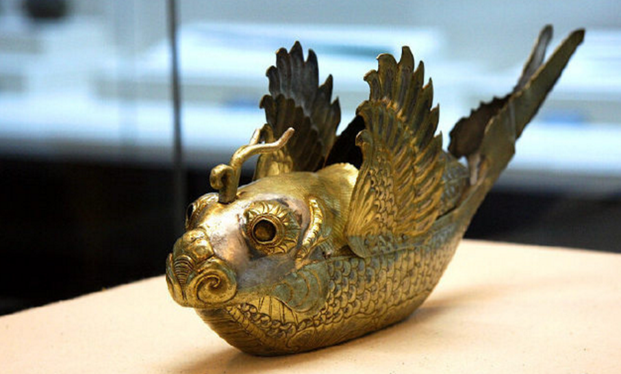 广西博物馆有种鎏金的"怪鱼"相传是河神,为何它最后消失不见了
