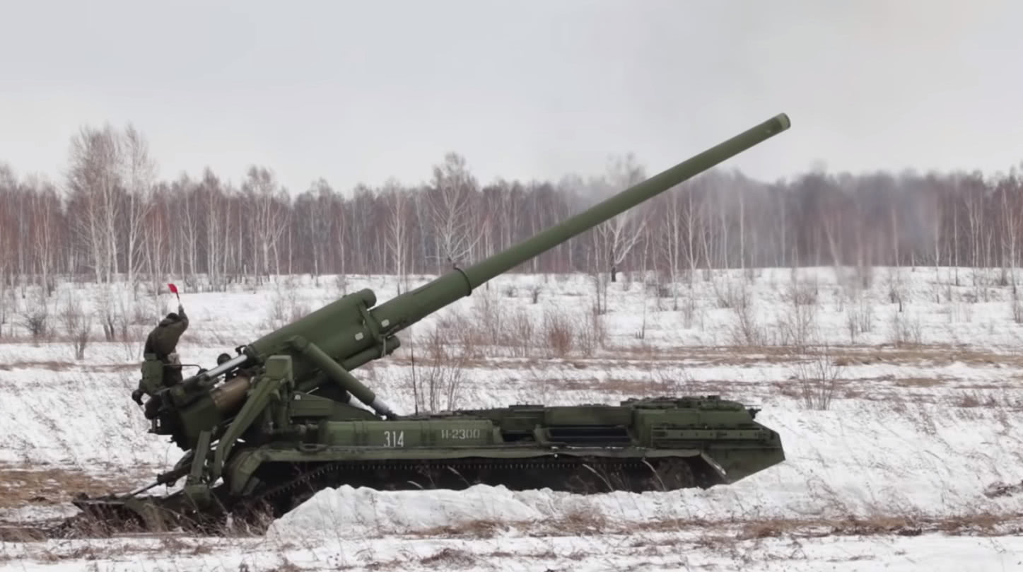 冰天雪地俄炮兵拉出最强火炮开火,升级后多项能力得以提升