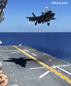 垂直起降的飞机动态图