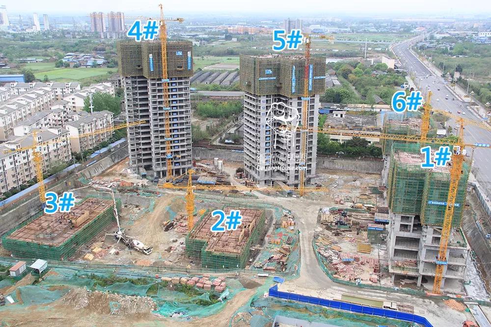 德阳55个楼盘施工进度,谁快谁慢谁在拖延工期?