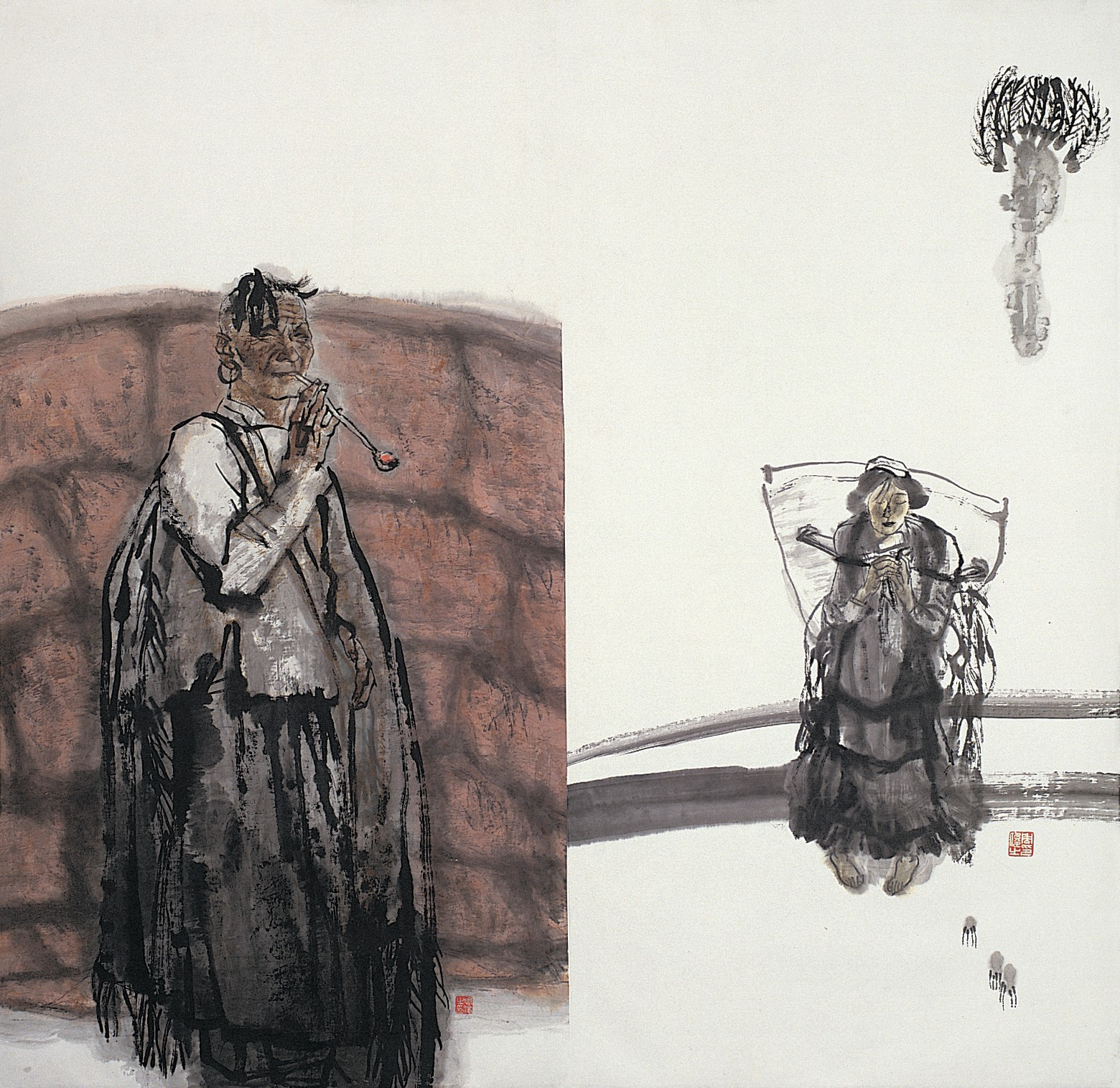 邵大箴:他笔下的人物形神兼备,形式语言很有艺术感染力!