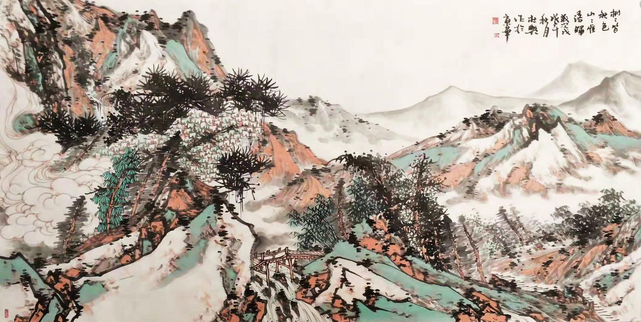 67执笔描绘心中的恬静世界画家杜艳