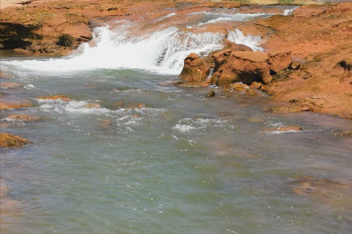 家乡宝鸡千河上的清流秀瀑居然如此憾心
