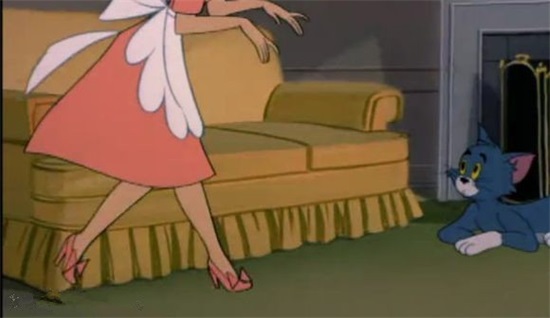 《猫和老鼠》只露出下半身的汤姆女主人竟长这样!网友:原来如此