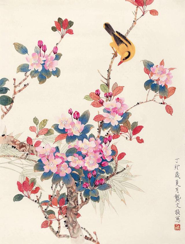 龚文桢工笔花鸟欣赏