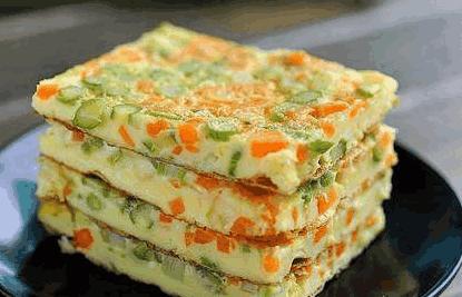 2款蔬菜鸡蛋饼,营养美味又健康,做法特简单,手把手教你做!