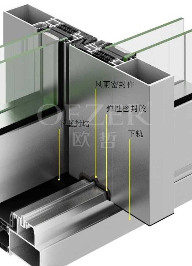 窄边框提升推拉门