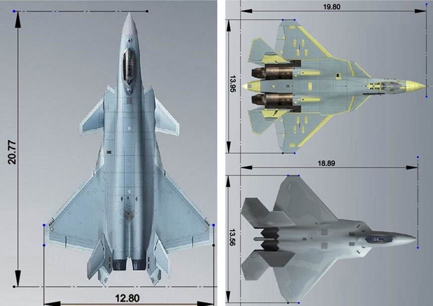 歼20图纸参数图片