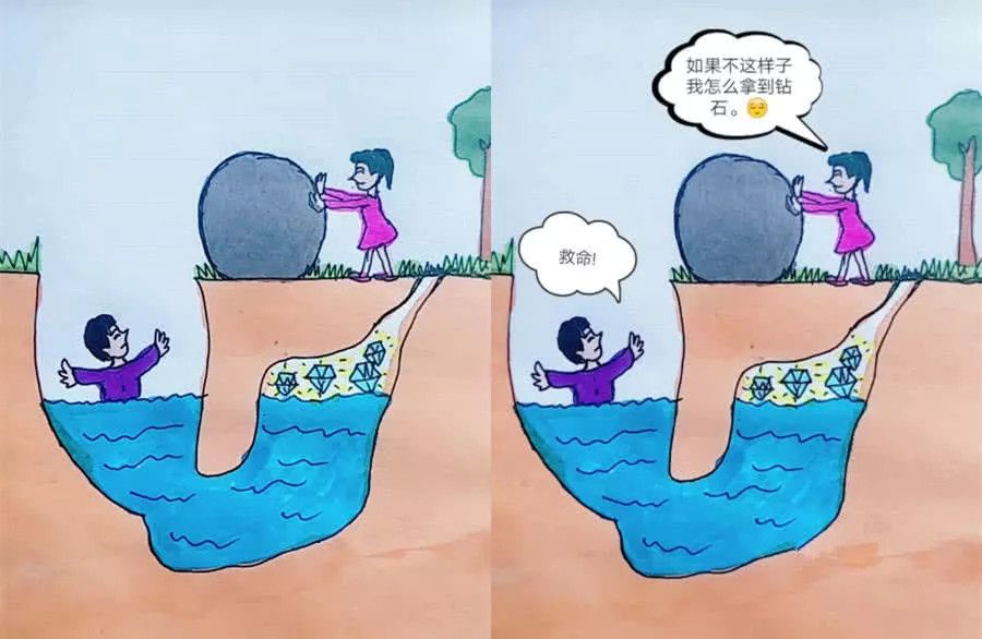 人性内涵图:你真有钱=你真漂亮,每天都要乐观的对待生活