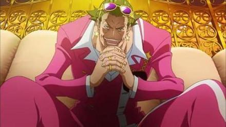 金金果实在剧场版《海贼王之黄金城》中,吉尔德·泰佐洛拥有能把体质