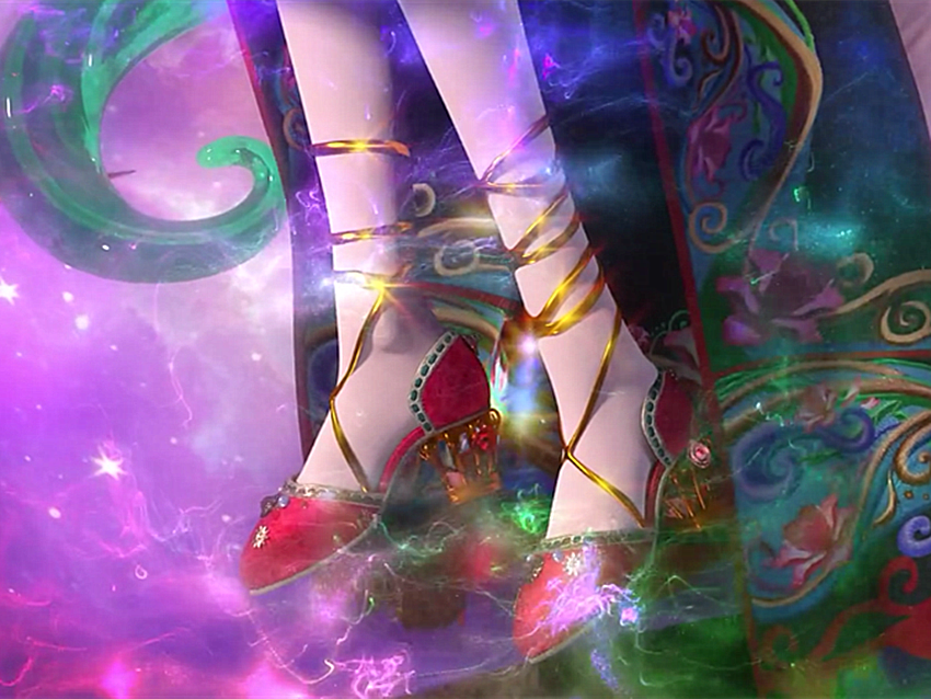 最后一个就是辛灵的鞋子了,因为在前几季辛灵都是以叶罗丽娃娃店店长