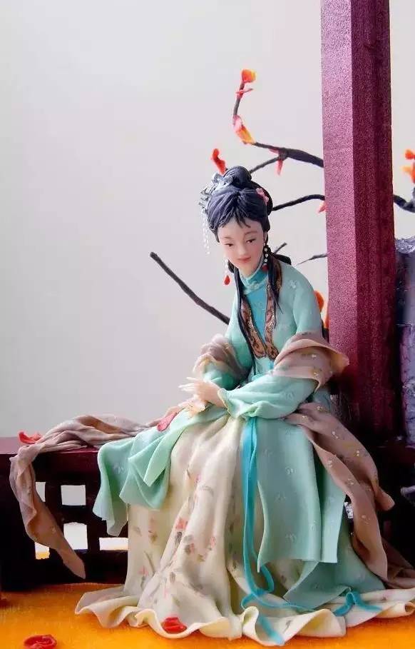 倾国倾城的面塑美人